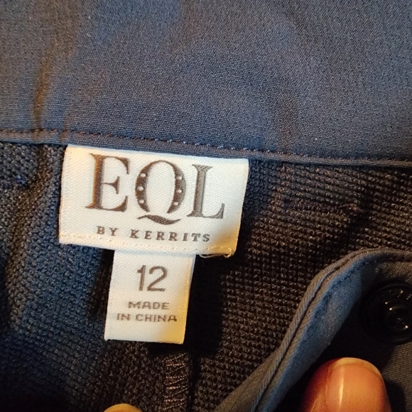 🥕 Kerrits EQL Journey pants ladies size 12 slate - Picture 6 of 12